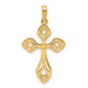 14k Fancy Cross Charm