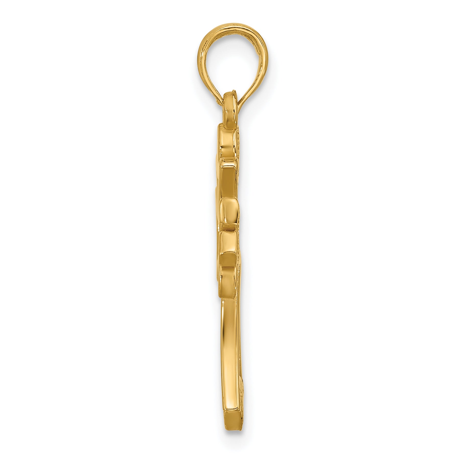 14KY Fancy Cross Charm
