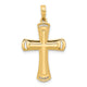 14k Fancy Cross Charm