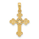 14KY Fancy Cross Charm