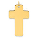 14k Polished Cross Charm