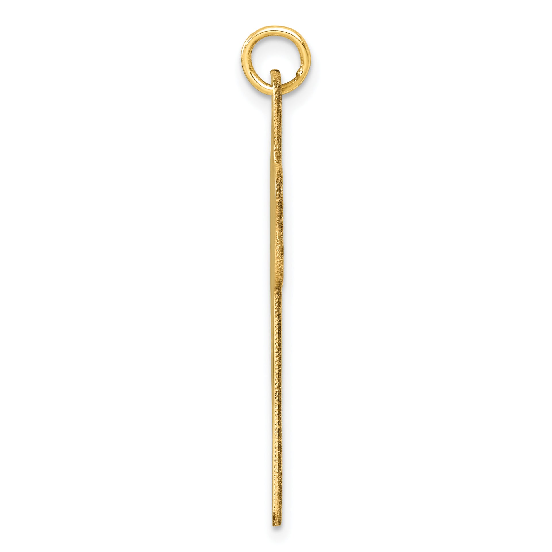 14k Polished Cross Charm