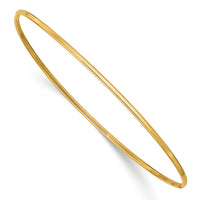 14k 1.5mm Polished Slip-on Bangle Bracelet