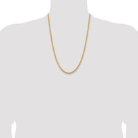 14k 3.5mm Solid Miami Cuban Chain