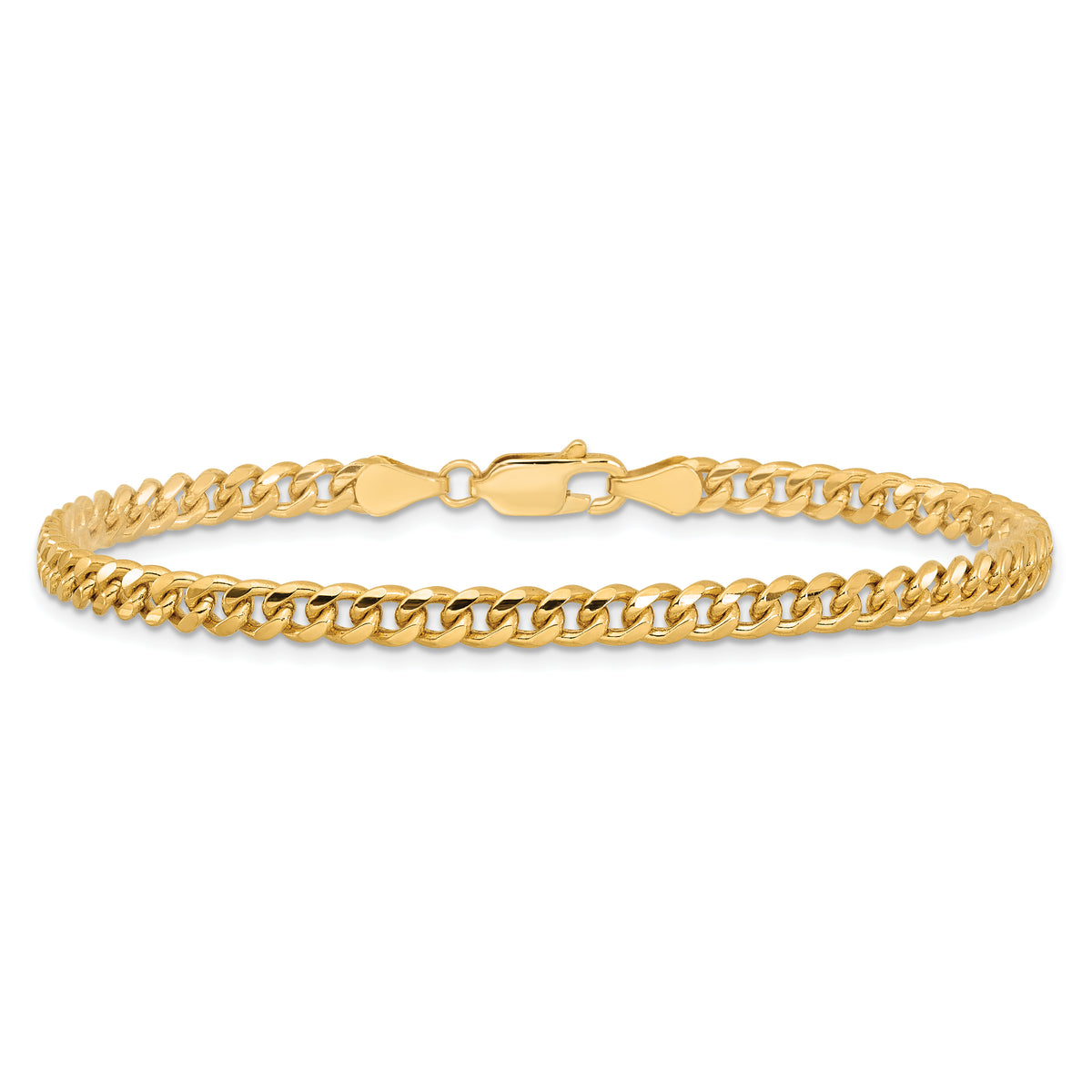 14k 4.25mm Solid Miami Cuban Chain