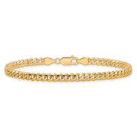 14k 4.25mm Solid Miami Cuban Chain