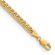 14k 4.3mm Solid Miami Cuban Chain