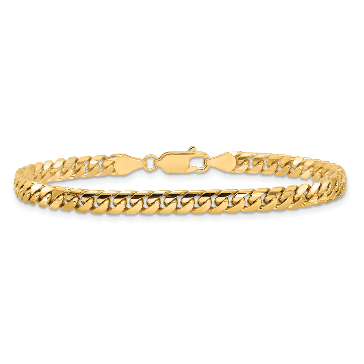 14k 4.3mm Solid Miami Cuban Chain