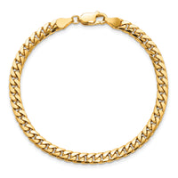 14k 4.3mm Solid Miami Cuban Chain
