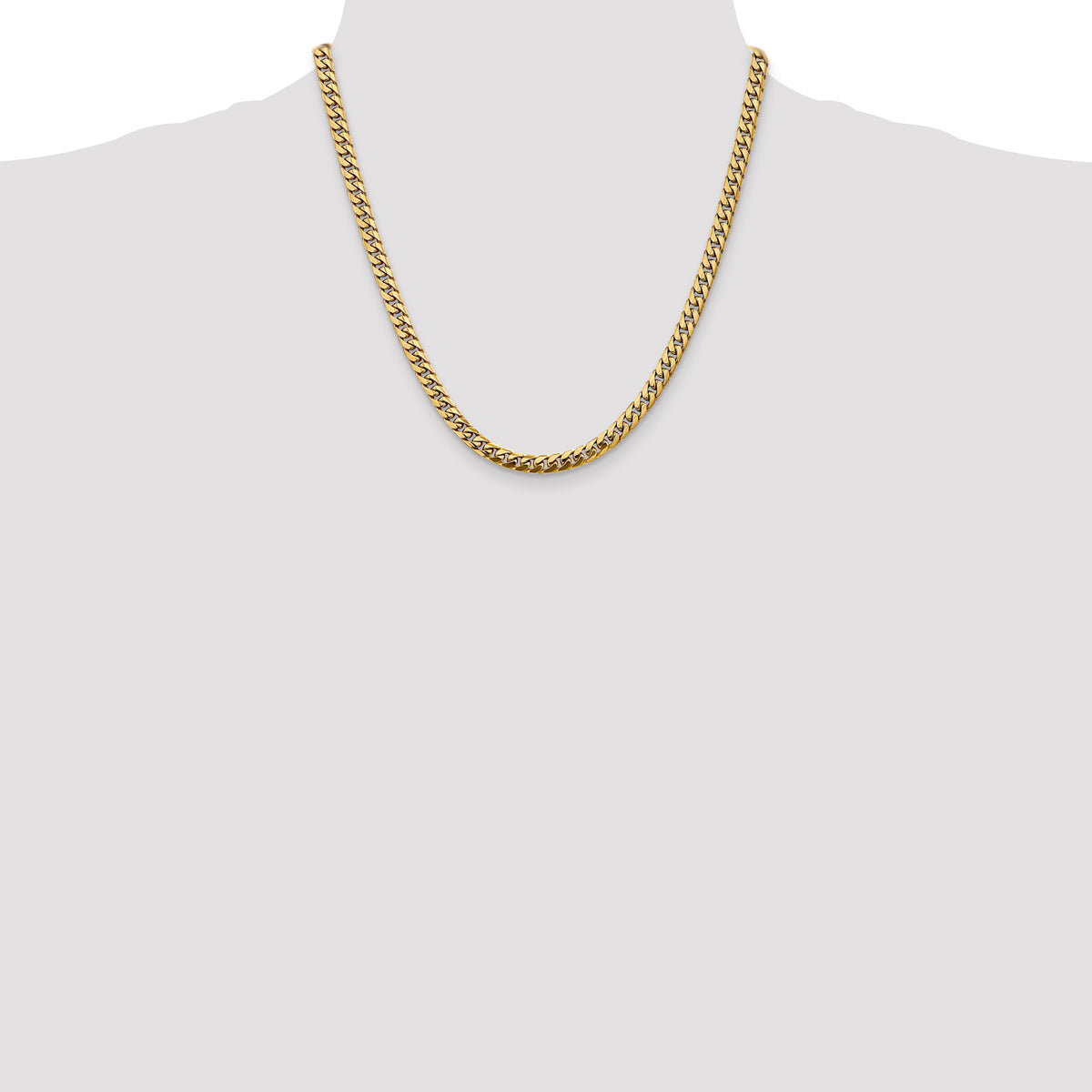 14k 5mm Solid Miami Cuban Chain