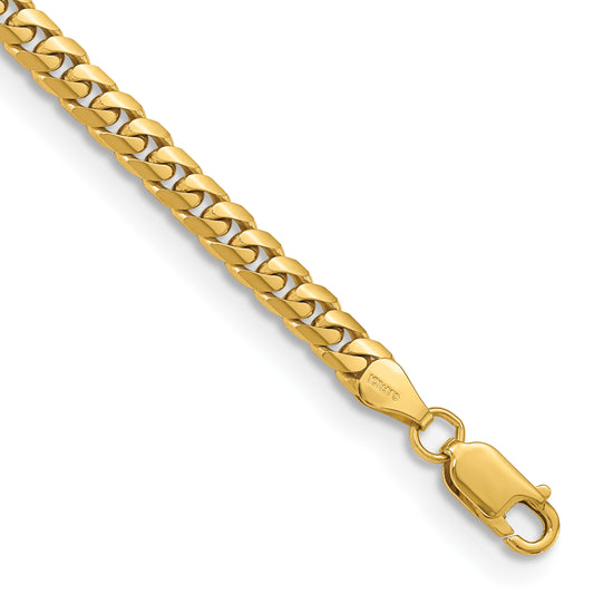 14k 5mm Solid Miami Cuban Chain