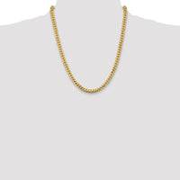 14k 5.5mm Solid Miami Cuban Chain