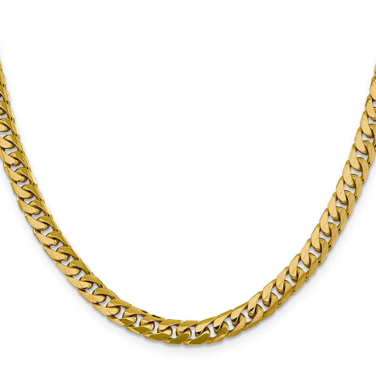 14k 6.25mm Solid Miami Cuban Chain