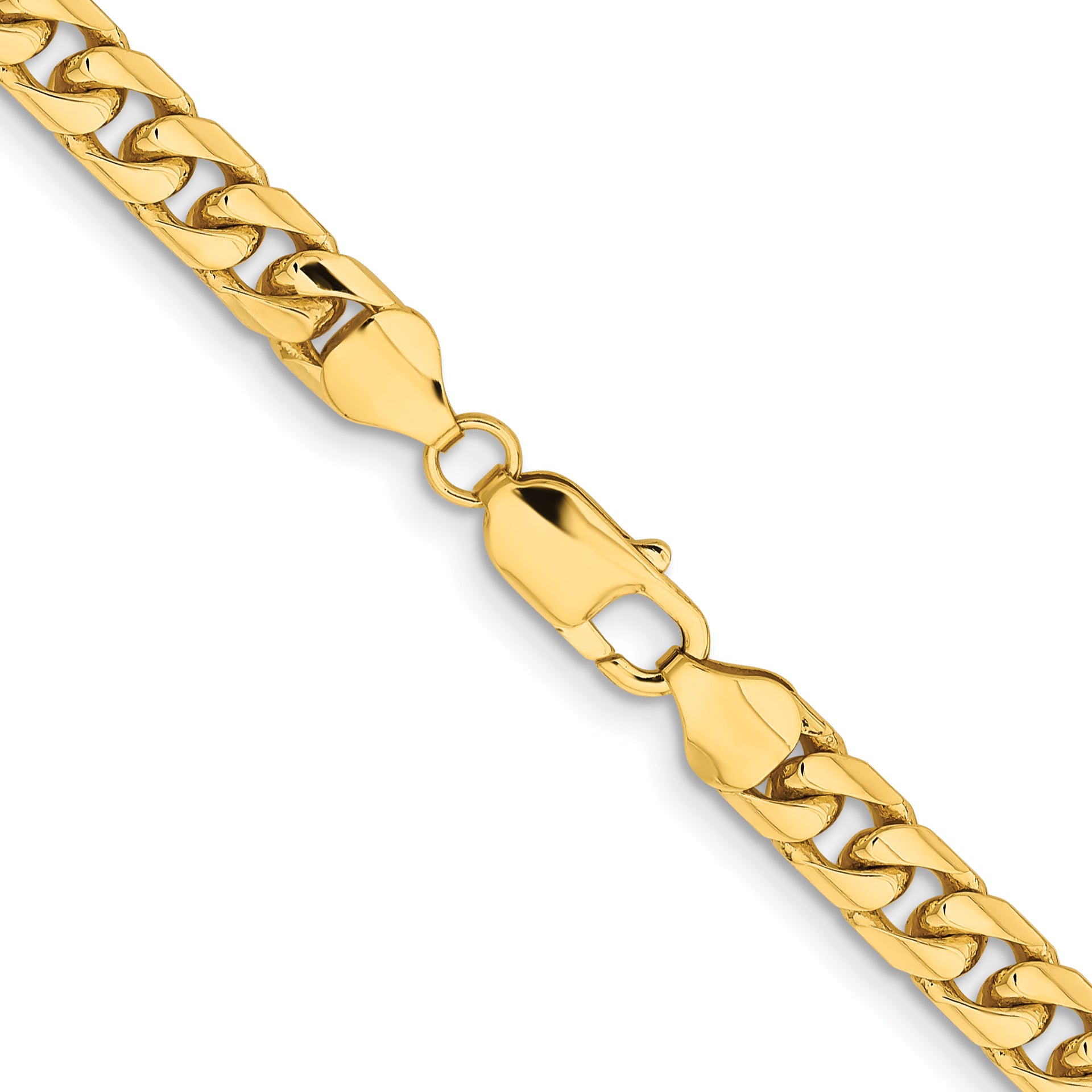 14k 6.75mm Solid Miami Cuban Chain