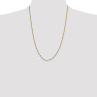 14k 2.0mm Semi-solid D/C Rope Chain
