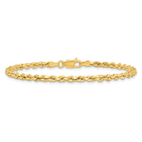 14k 3.0mm Semi-solid D/C Rope Chain