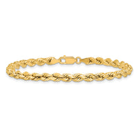 14k 4.0mm Semi-solid D/C Rope Chain