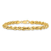 14k 4.9mm Semi-solid D/C Rope Chain