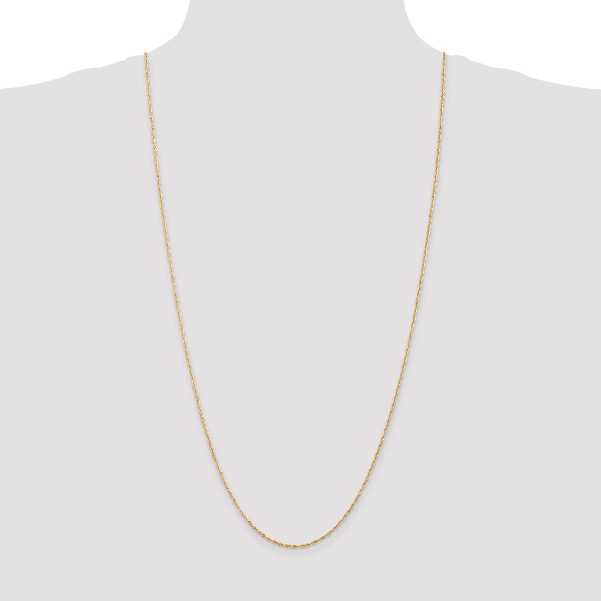 14k 1.5mm Ultra D/C Lightweight Rope Chain