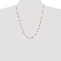 14k 1.8mm Ultra D/C Lightweight Rope Chain