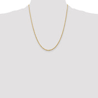 14k 2.0mm Ultra D/C Lightweight Rope Chain