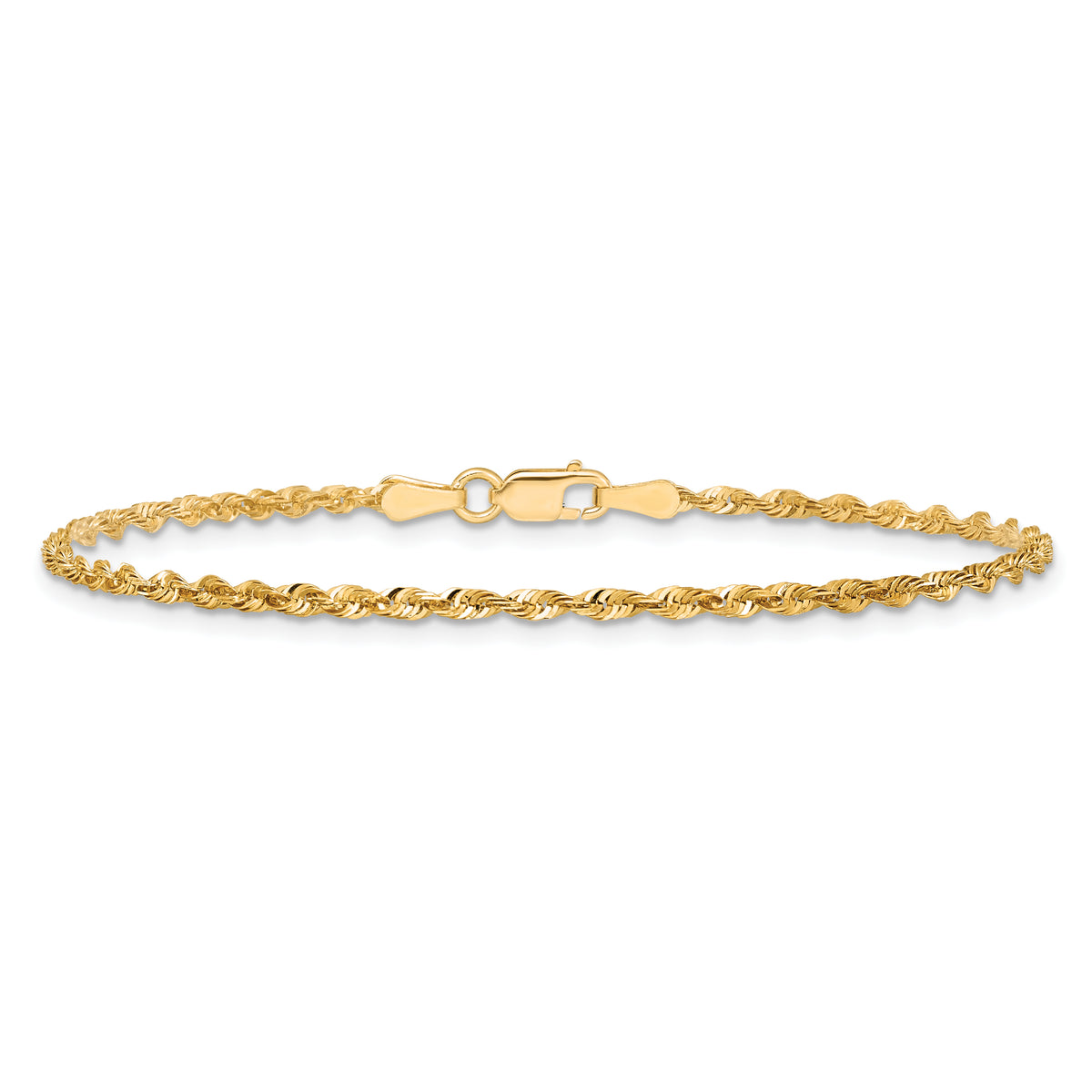 14k 2.0mm Ultra D/C Lightweight Rope Chain