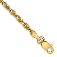 14k 2.5mm Ultra D/C Lightweight Rope Chain