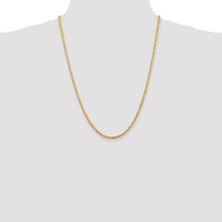 14k 2.75mm Ultra D/C Lightweight Rope Chain