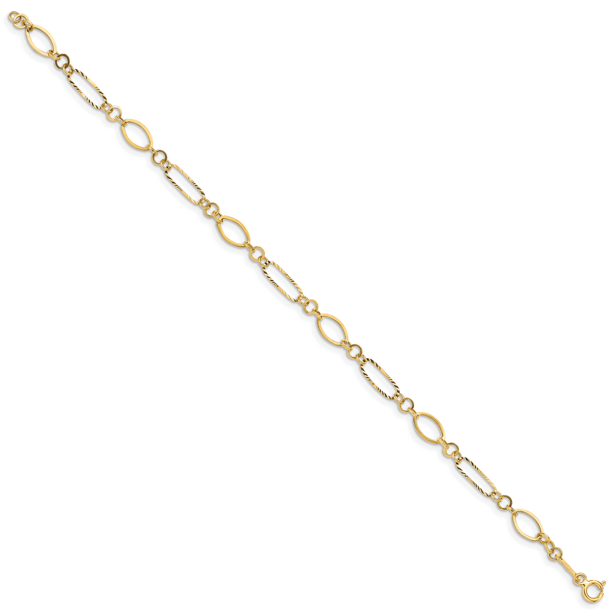 14k Oval Link Bracelet