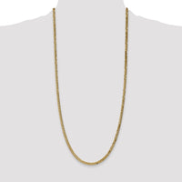 14k 3.9mm Flat Beveled Curb Chain