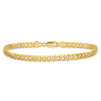 14k 4.75mm Flat Beveled Curb Chain
