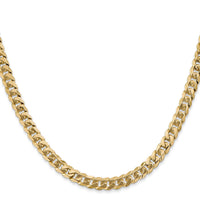 14k 5.75mm Flat Beveled Curb Chain