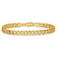 14k 5.75mm Flat Beveled Curb Chain