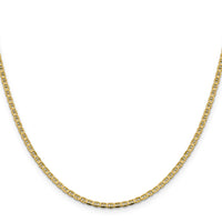 14k 2.4mm Concave Anchor Chain
