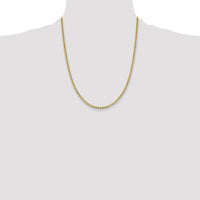 14k 2.4mm Concave Anchor Chain