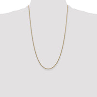 14k 1.8mm Flat Figaro Chain