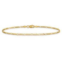 14k 1.8mm Flat Figaro Chain