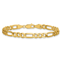 14k 5.25mm Flat Figaro Chain