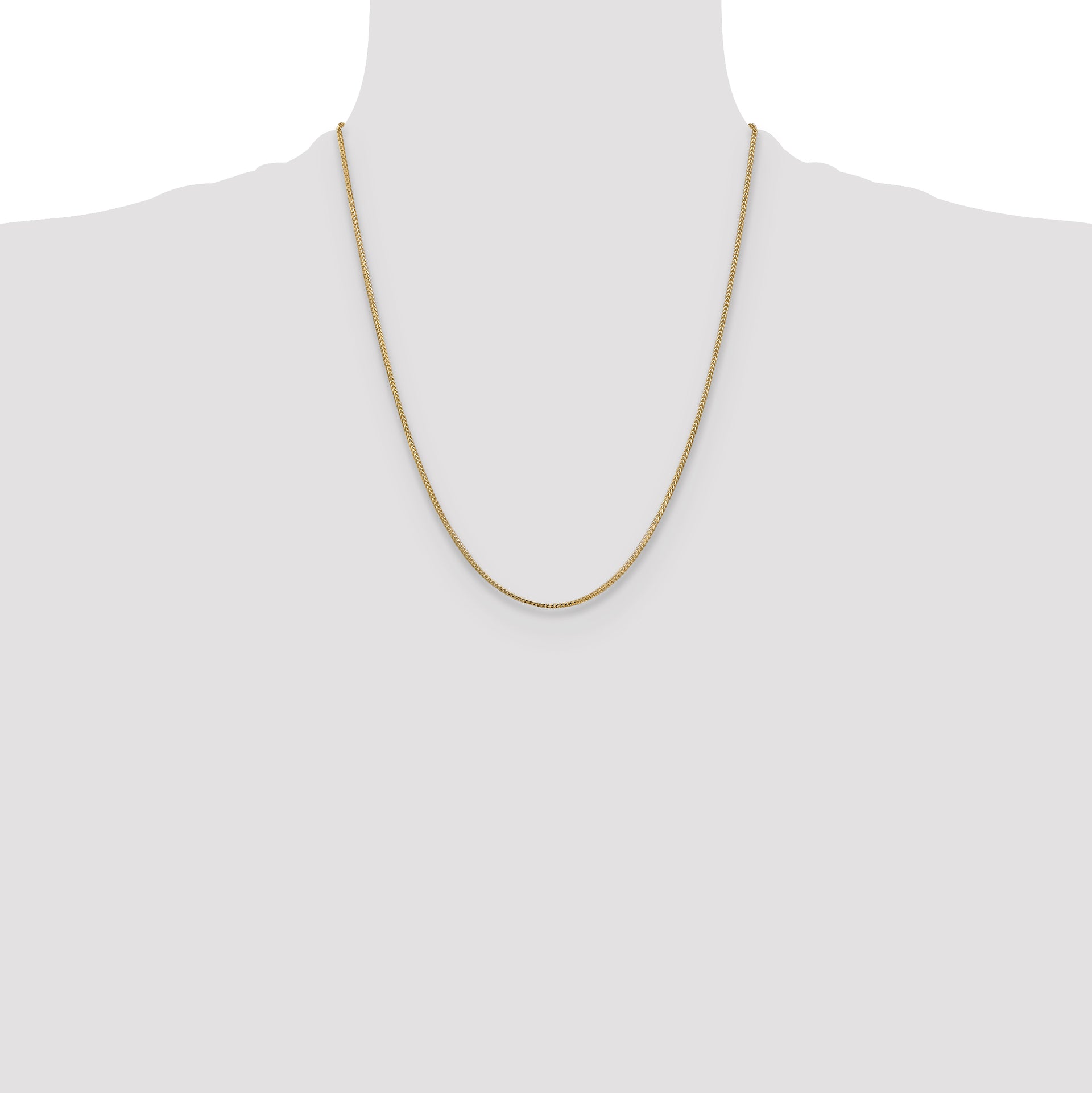 14k 1.0mm Franco Chain