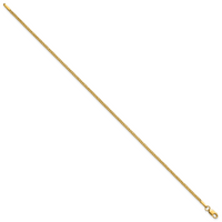 14k 1.3mm Franco Chain