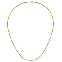 14k 1.5mm Franco Chain