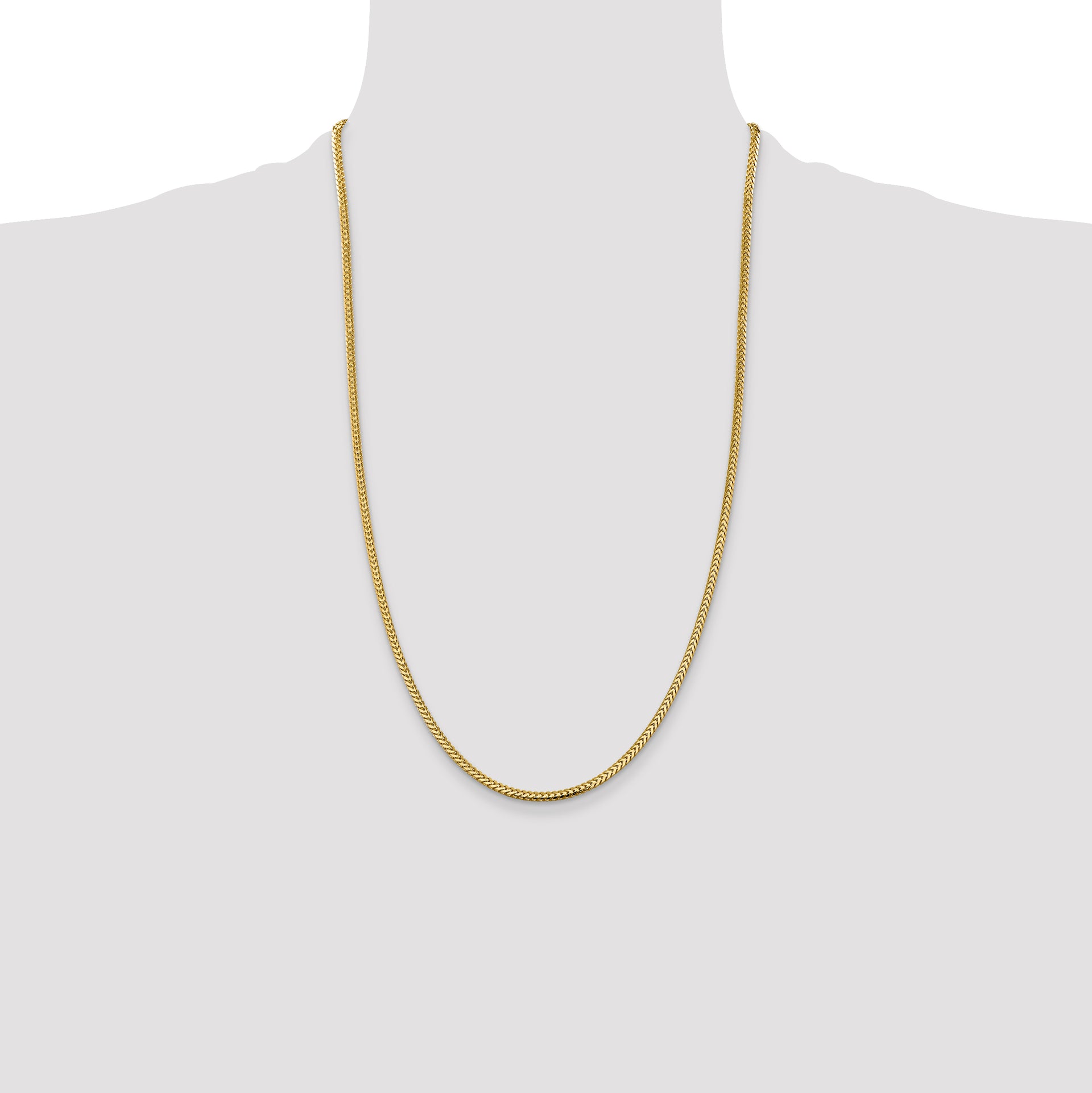 14k 2.3mm Franco Chain