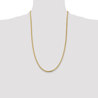 14k 2.3mm Franco Chain
