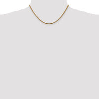 14k 2.5mm Franco Chain