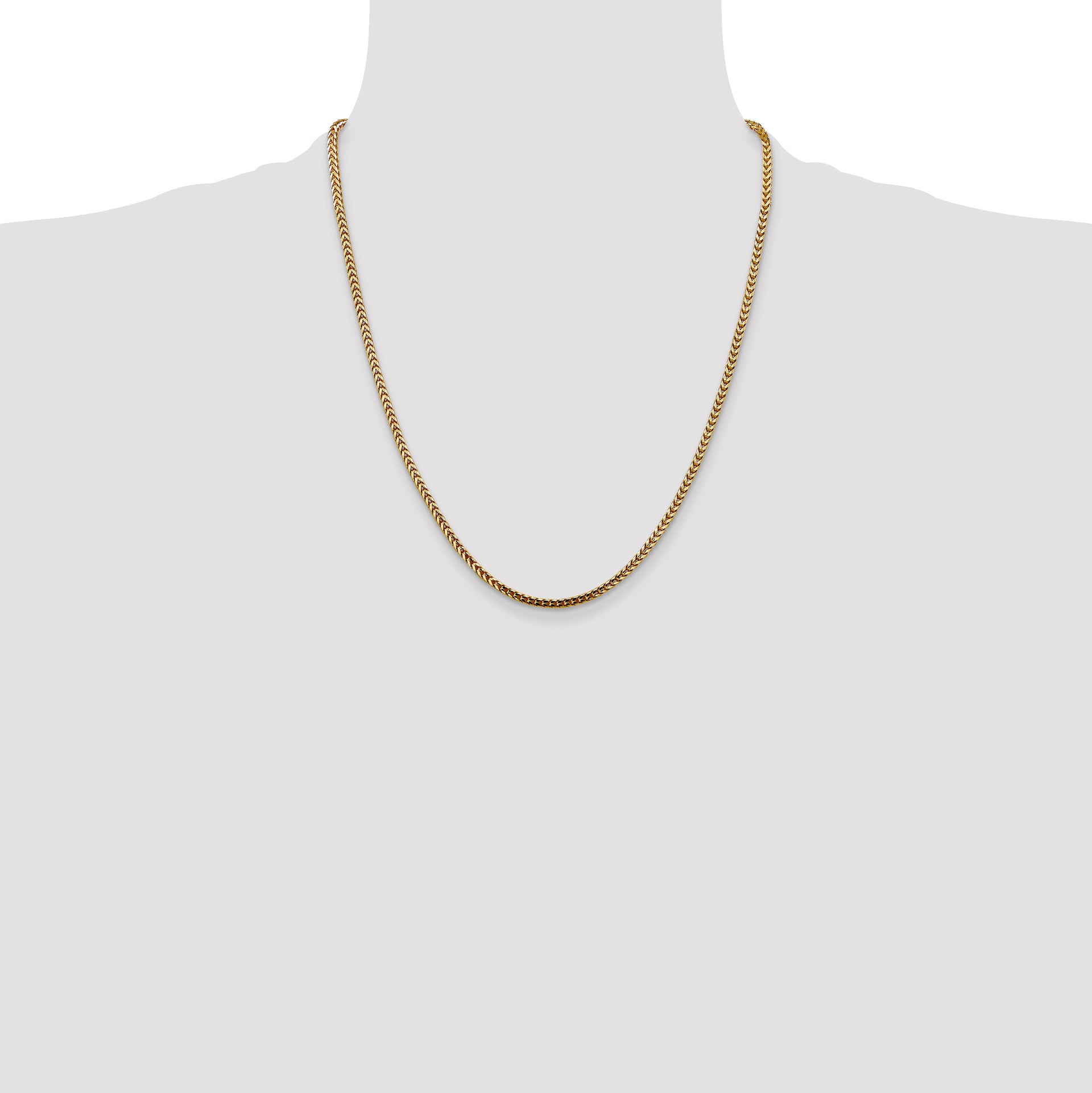 14k 2.5mm Franco Chain