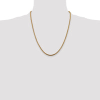 14k 2.5mm Franco Chain