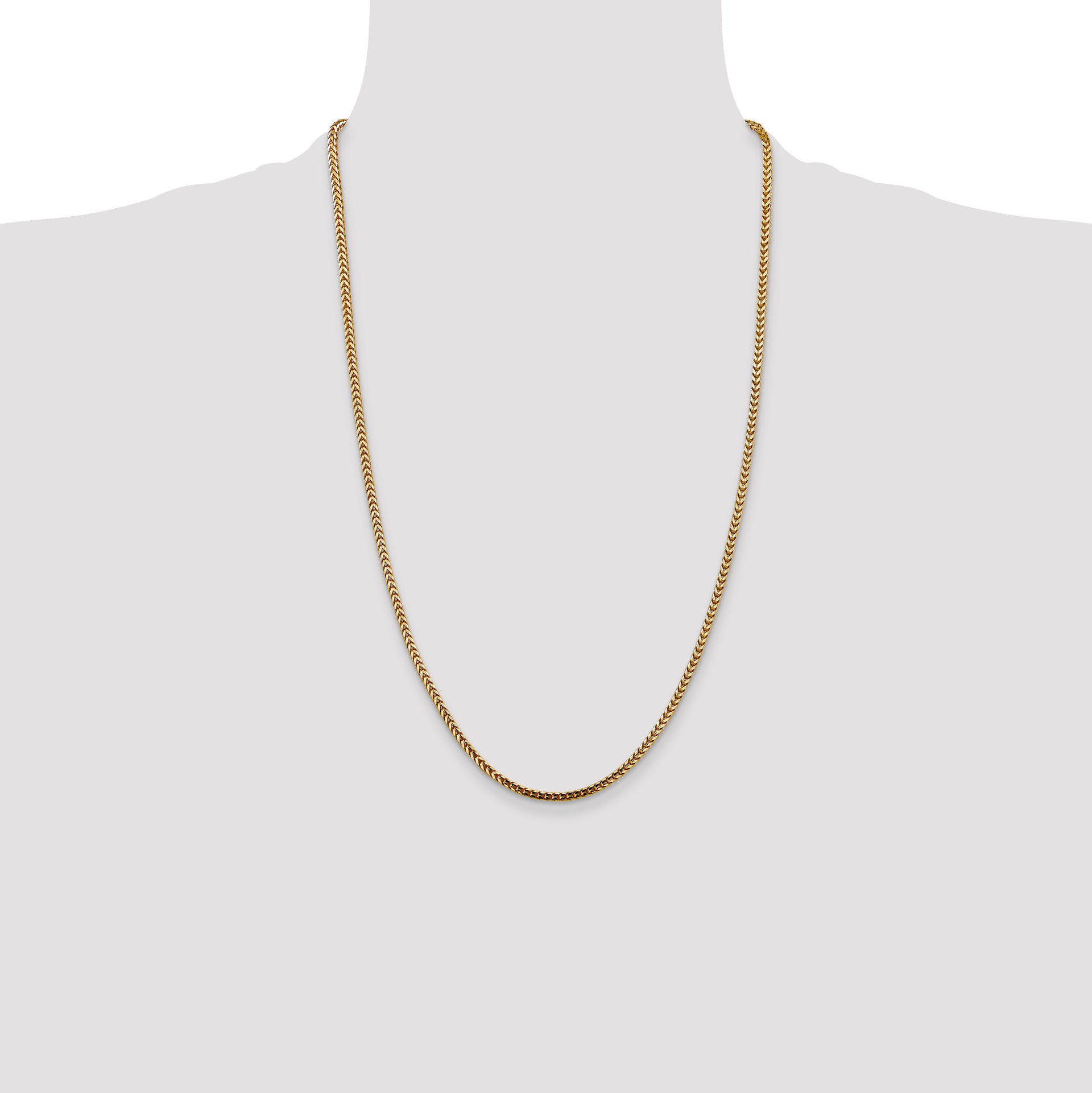 14k 2.5mm Franco Chain