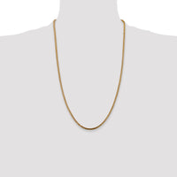 14k 2.5mm Franco Chain