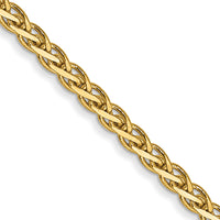 14k 1.9mm Flat Wheat Chain