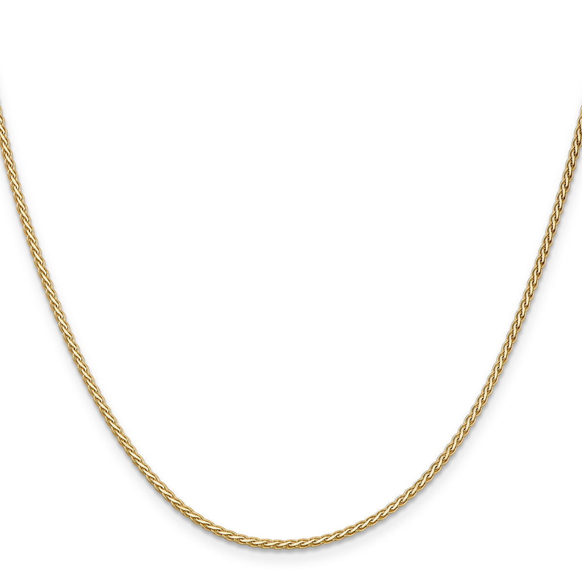 14k 1.9mm Flat Wheat Chain